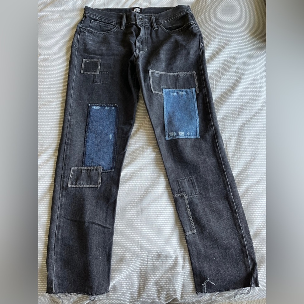 BDG Dad Slim Patchwork Jeans